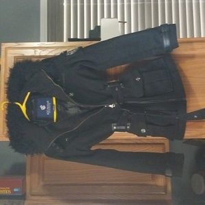 RocaWear Classic, Wool, and Polestter coat, black, small